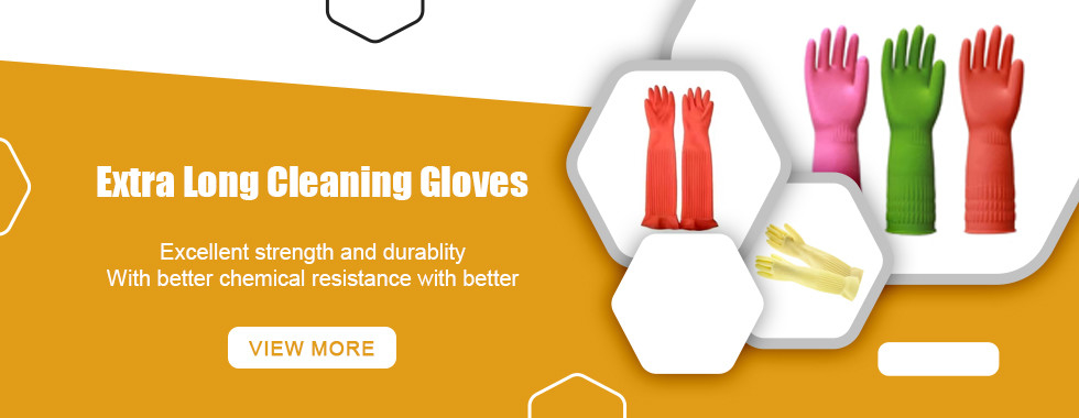 Guantes del lavaplatos del nitrilo