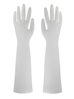 Longitud disponible del puño del hogar del nitrilo de los guantes extendidos 400m m del examen