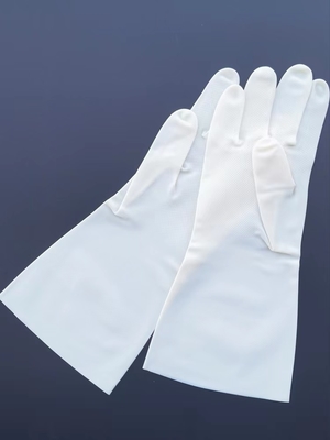 Lavaplatos blanco Unflock de los guantes del nitrilo que alinea 13 pulgadas del restaurante de guantes del nitrilo