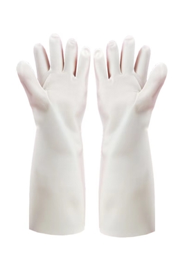 Guantes industriales del lavaplatos del nitrilo 15 milipulgada 13 pulgadas de lavado del nitrilo encima de guantes