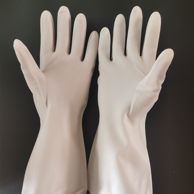 Unflock que alinea el lavado del nitrilo encima de guantes los 32CM 15 Mil Chemical Resistant Gloves Nitrile