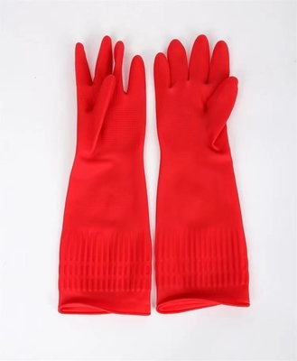 guantes de limpieza de limpieza extralargos del lavaplatos del hogar de los guantes los 38CM de la longitud de los 38cm
