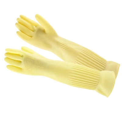 Guantes de limpieza extralargos 120G/Pair Unflocked de la longitud de los 45CM que alinea la cocina