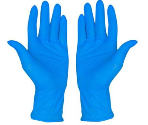 Látex disponible de los guantes del examen del nitrilo del XL de la resistencia de fricción del guante del nitrilo del espesamiento libre