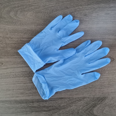 Guantes disponibles del examen médico del nitrilo del guante los 23cm del nitrilo de la resistencia química