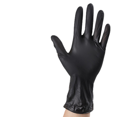 Examen médico de 12 de la pulgada guantes del nitrilo de la alergia de la prevención anti disponible de la puntura