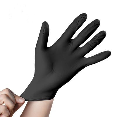Guantes de nitrilo desechables de 9 pulgadas Guantes flexibles resistentes al aceite diseñados para trabajos médicos e industriales de trabajo pesado