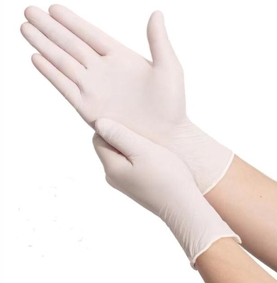 Guantes seguros disponibles del examen del nitrilo de la salud 7g de los guantes blancos antis de la alergia