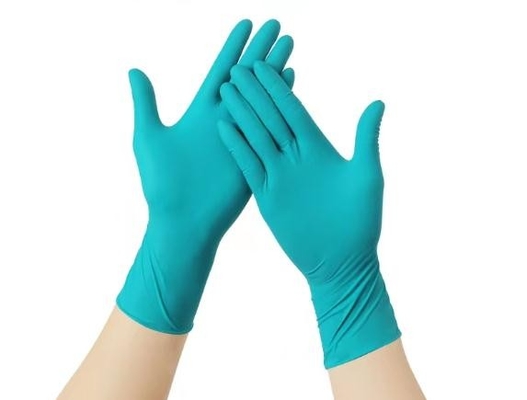 Preparación disponible industrial disponible de la comida 4g de los guantes verdes impermeables del nitrilo