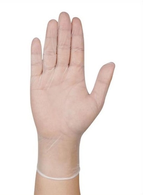 Guantes médicos del examen del vinilo de la resistencia de la salida 9 pulgadas de 4.5g