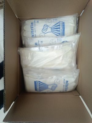 Guantes de nitrilo impermeables para lavar platos, resistentes a químicos, logotipo personalizado, que brindan protección duradera para tareas de limpieza