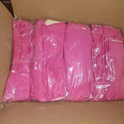 100g Par de guantes de limpieza extra largos con resistencia a los disolventes de varios tamaños S M L XL Perfecto para la manipulación de productos químicos