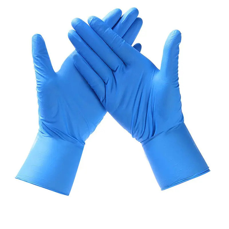 EN455 Guantes resistentes al aceite estándar de seguridad con un grosor de 4-6 mil diseñados para tareas químicas industriales