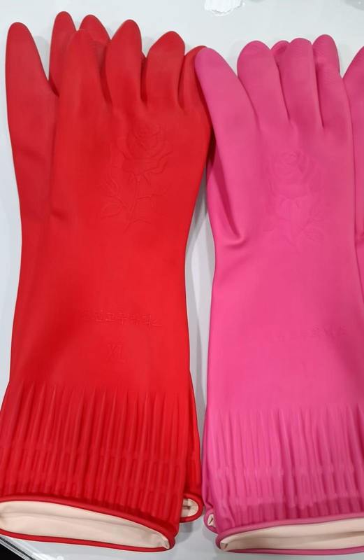 Guantes de látex resistentes a sustancias químicas ideales para aplicaciones industriales que proporcionan protección y confort duraderos