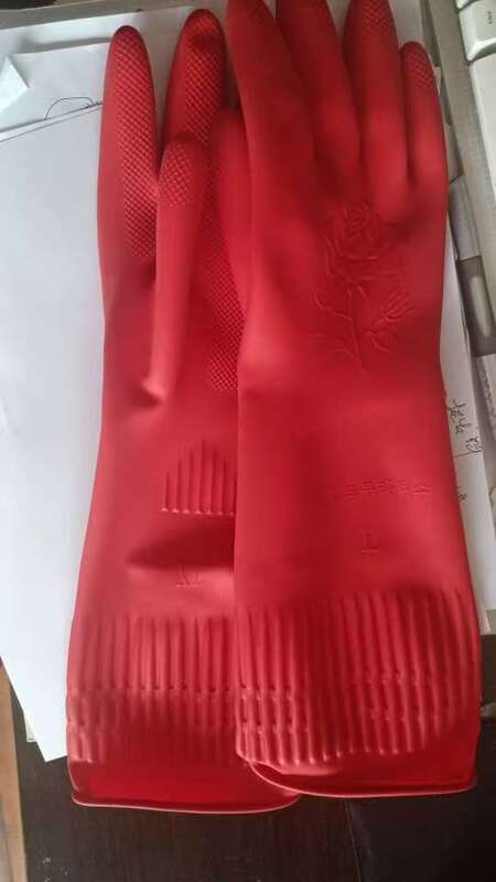 A prueba de agua extra larga manguita guantes de látex no desechables en pequeño mediano grande x grandes tamaños flexible y cómodo ajuste